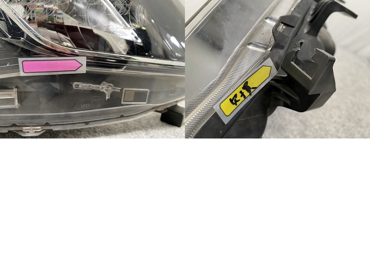 セレナ ハイウェイスター/S/X/G/XV/C27/純正 前期 右 ヘッドライト/ランプ LED レベライザー 刻印Z 100-23721 26025-5TF5A RAW(143332)