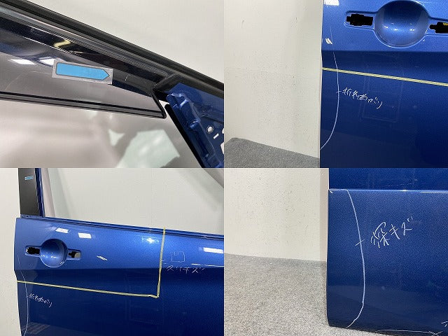 セレナ/ハイウェイスター C27/GFC27/GFNC27 e-POWER/HFC27 純正 右 フロント ドア バイザーサイドパネル付 アズライトブルー RBR(143366)