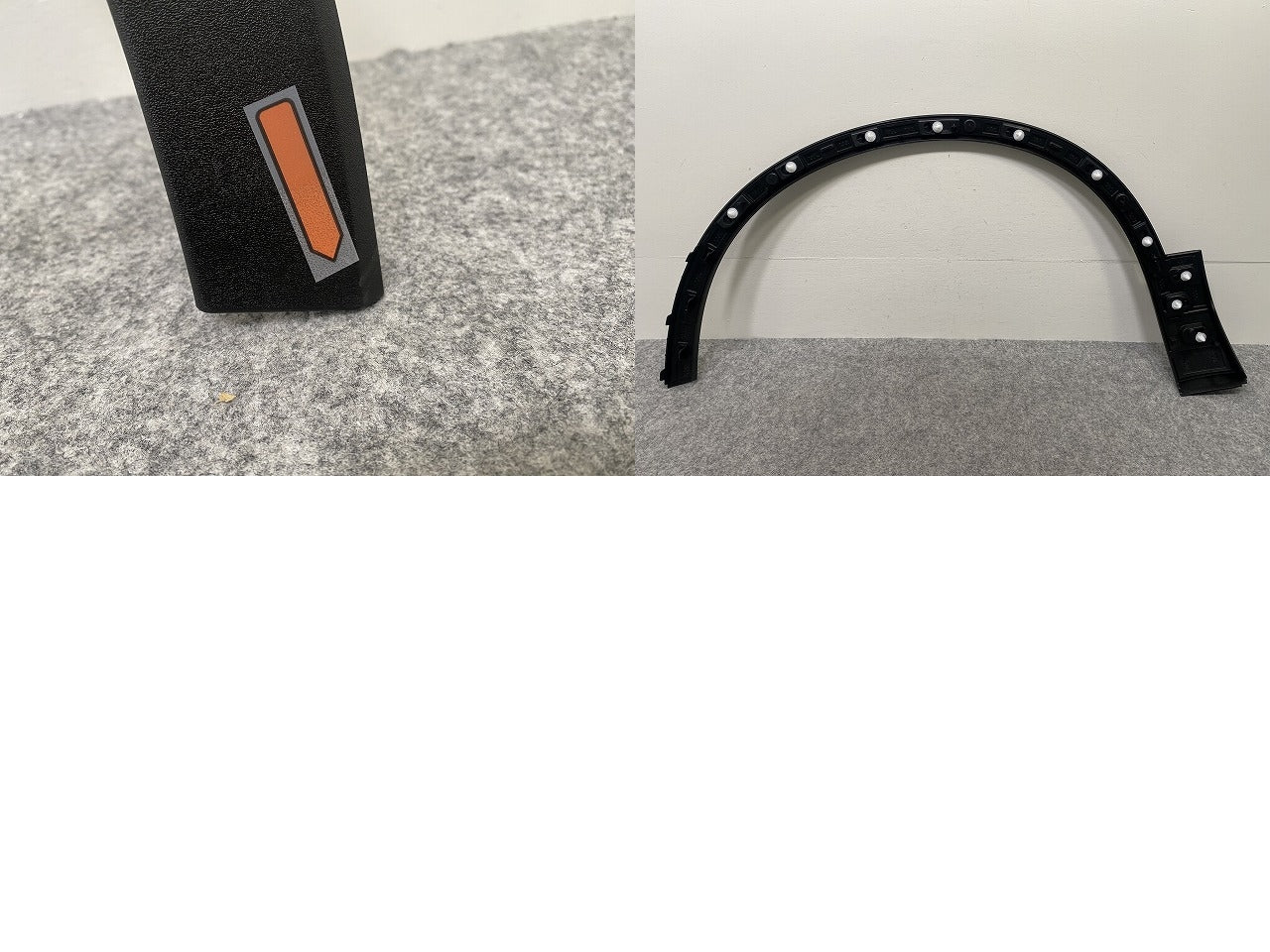 新品!XC40 XB系 純正 右 フロント フェンダーアーチモール/オーバーフェンダー 32409195 32409189 素地 ボルボ(143399)