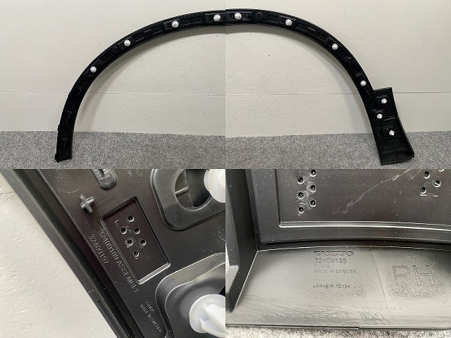 新品!XC40 XB系 純正 右 フロント フェンダーアーチモール/オーバーフェンダー 32409195 32409189 素地 ボルボ(143399)