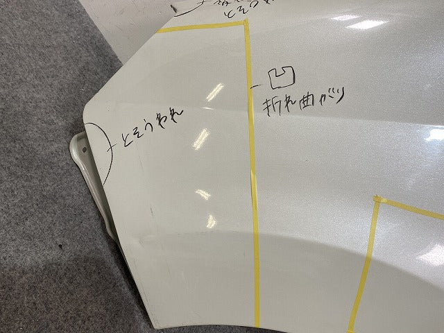 バネット NV200 M20/VM20/VNM20 純正 左 フロント フェンダー ホワイトパール(3コートパール) QX1 日産(143437)
