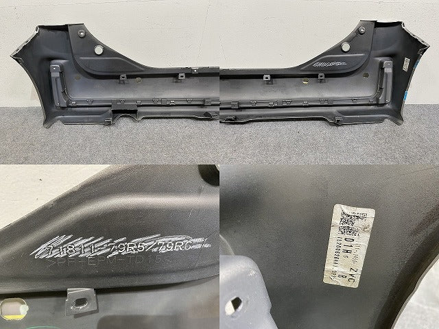 スペーシア カスタム/フレアワゴンカスタムスタイル MK53S/MM53S 純正 リア バンパー 71811-79R5/79R6 スチールシルバーメタリック(143440)