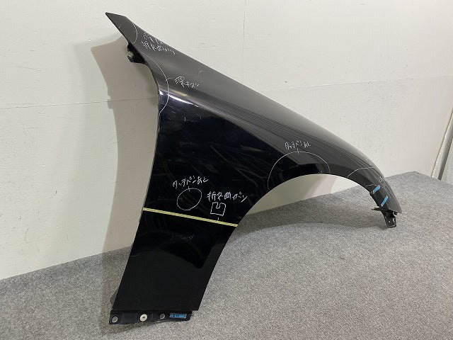 スカイライン/SKYLINE V35/NV35/HV35 純正 右 フロント フェンダー スーパーブラック KH3 日産(143467)