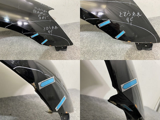 スカイライン/SKYLINE V35/NV35/HV35 純正 右 フロント フェンダー スーパーブラック KH3 日産(143467)