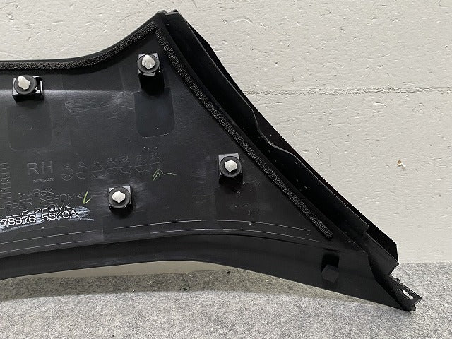 リーフ/LEAF ZE1 純正 右 リア フェンダークォーター カバー 78876 5SK0A ブラック ソリッド 日産(143502)