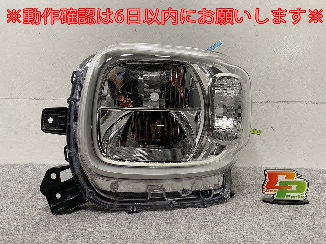 スペーシア/フレアワゴン MK53S/MM53S 純正 左 ヘッドライト/ランプ LED レベライザー 刻印DL ICHIKOH 1959/35300-79R10 スズキ(143506)