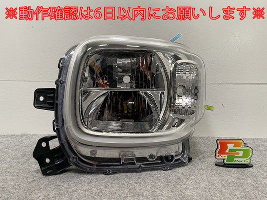 スペーシア/フレアワゴン MK53S/MM53S 純正 左 ヘッドライト/ランプ LED レベライザー 刻印DL ICHIKOH 1959/35300-79R10 スズキ(143506)