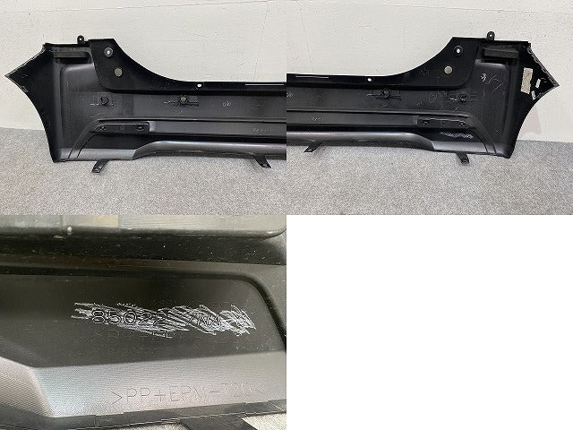 ルークス ハイウェイスター B44A/B45A/B47A/B48A 純正 リア バンパー 85022 7NA-0 ブラックパール GAS 日産(143562)