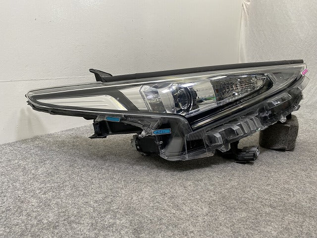 エスティマ 4型/最終型 50系/ACR50W/ACR55W/GSR50W/GSR55W AHR20W 純正 後期 右 ヘッドライト/ランプ LED 刻印80 28-236(143598)