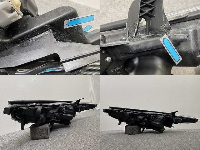 エスティマ 4型/最終型 50系/ACR50W/ACR55W/GSR50W/GSR55W AHR20W 純正 後期 右 ヘッドライト/ランプ LED 刻印80 28-236(143598)