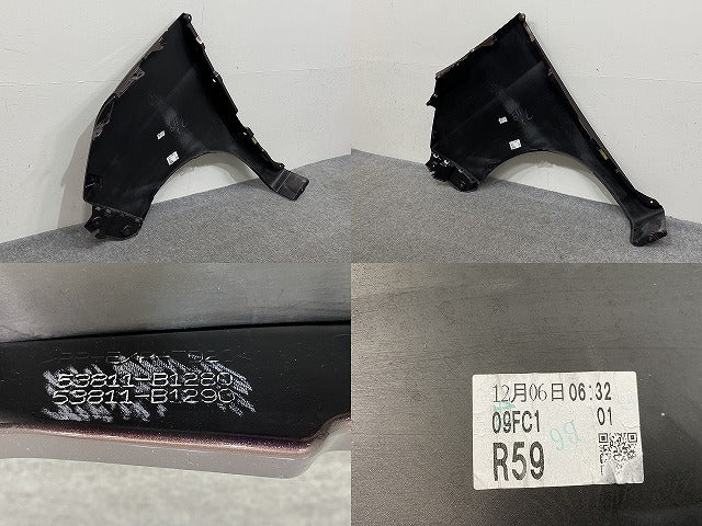 ルーミー/タンク/トール/ジャスティ M900A/M910A/M900S/M910S/M900F/M910F 純正 右 フロント フェンダー 53811-B1280/90 ブラウン(143609)
