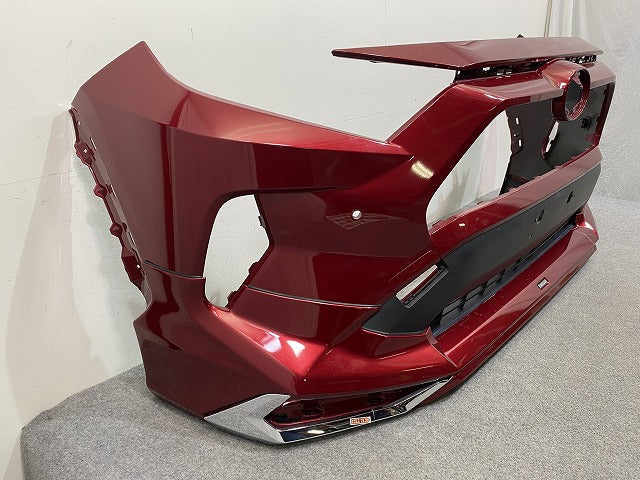 RAV4 ラブ4 MXAA52/MXAA54/AXAH52/AXAH54 純正 フロント バンパー スポイラー付 53113-42110/901/20/30 センシュアルレッドマイカ(143644)