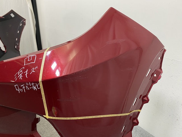 RAV4 ラブ4 MXAA52/MXAA54/AXAH52/AXAH54 純正 フロント バンパー スポイラー付 53113-42110/901/20/30 センシュアルレッドマイカ(143644)