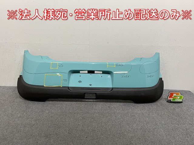 ラパン HE33S 純正 リア バンパー 71811-80P0/-80P1 フレンチミントパールメタリック ZWB スズキ(143668)