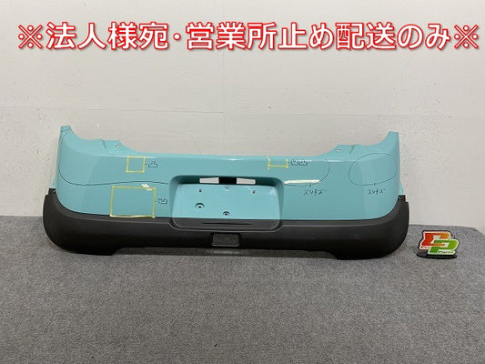 ラパン HE33S 純正 リア バンパー 71811-80P0/-80P1 フレンチミントパールメタリック ZWB スズキ(143668)
