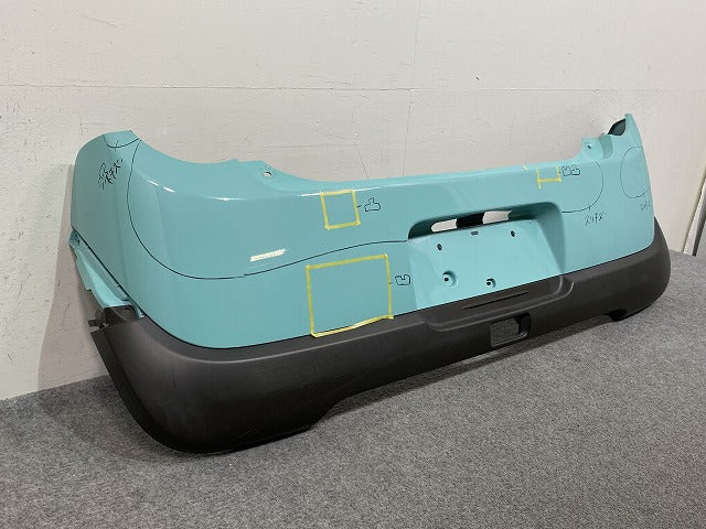 ラパン HE33S 純正 リア バンパー 71811-80P0/-80P1 フレンチミントパールメタリック ZWB スズキ(143668)