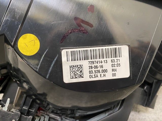 ミニ F55/F56 純正 右 テールランプ/ライト/レンズ LED OLSA 7297414-13 MINI(143702)