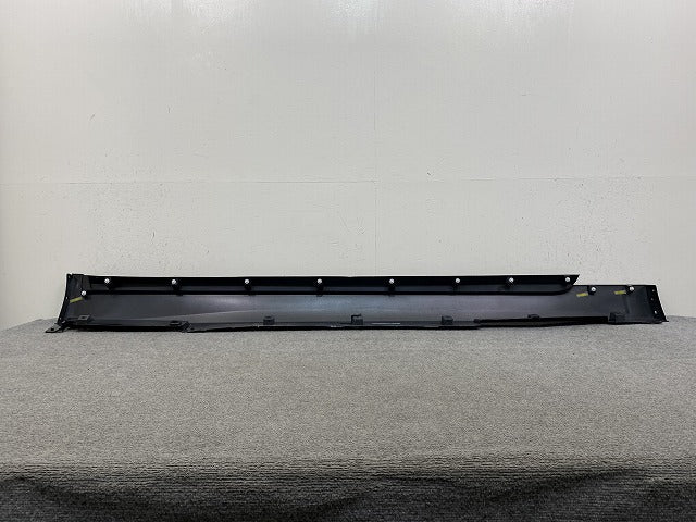 スカイライン/SKYLINE V37/YV37/HV37/HNV37/ZV37 純正 左 サイドステップ/サイドスカート 76851 4GA0H ブラック メタリック 日産(143756)