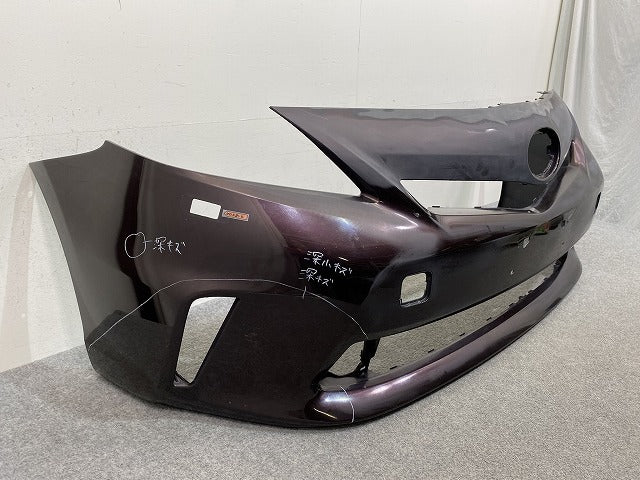 プリウスα/アルファ ZVW40W/ZVW41W 純正 前期 フロント バンパー 52119-47240/250/260/270/320/330 ブラッキッシュレッドマイカ(143803)