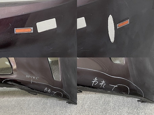 プリウスα/アルファ ZVW40W/ZVW41W 純正 前期 フロント バンパー 52119-47240/250/260/270/320/330 ブラッキッシュレッドマイカ(143803)