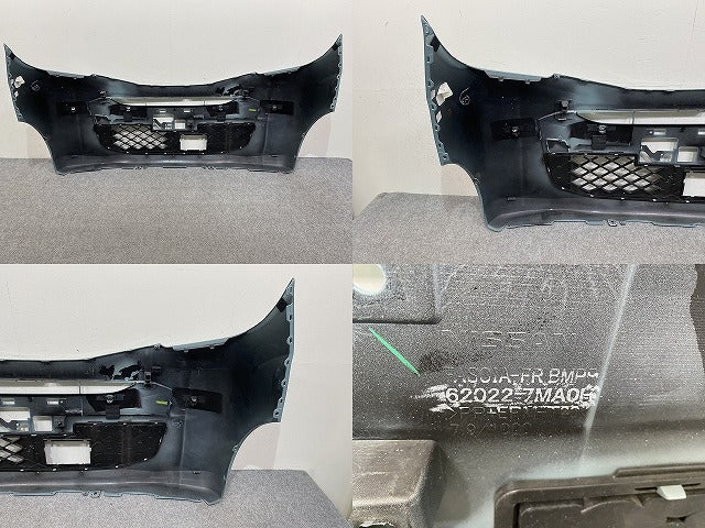 デイズ S/X B43W/B46W 純正 フロント バンパー グリル付 62022-7MA0H ソーダブルーパールメタリック DAM 日産(143809)