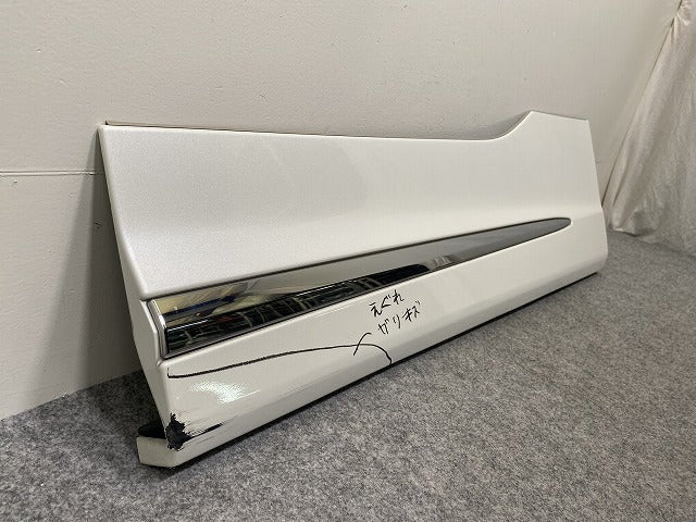 アルファード/ヴェルファイア 30系/AGH30W/AGH35W/GGH30W/GGH35W 純正 右 フロント ドア サイドパネル モデリスタ ホワイトパール(143902)