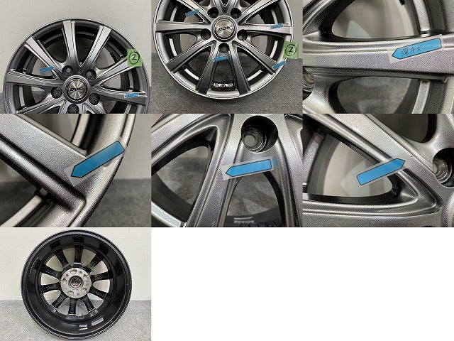 ノア ヴォクシー エスクァイア ステップワゴン セレナ 社外 ホイール 4本セット 15x6J/ET45/5穴 5H/PCD114.3/ハブ径71mm(143980)