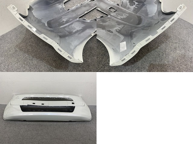 ワゴンR スマイル ハイブリッド/X MX91S 純正 フロント バンパー 71711-84S ピュアホワイトパール ZVR スズキ(143996)