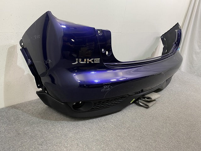 ジューク/JUKE F15/NF15/YF15 純正 後期 リア バンパー 85022 3YM0H アズライトブルー RBR 日産(144029)