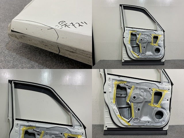 セレナ/ハイウェイスター C27/GFC27/GFNC27 e-POWER/HFC27 純正 左 フロント ドア バイザーサイドパネル付 ブリリアントホワイト(144056)