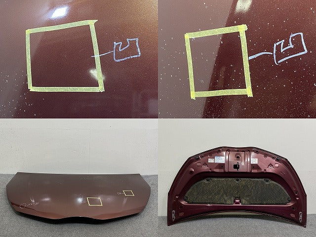 ヴィッツ 130系/KSP130/NSP130/NSP135/NCP131 純正 ボンネット/エンジンフード ダークブラウンマイカメタリック 4U3 トヨタ(144059)