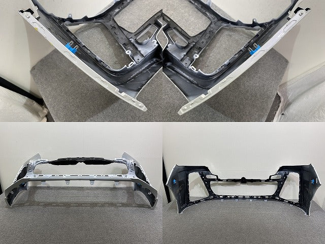 ヴェルファイア 40系/TAHA40W/TAHA45W ハイブリッド/AAHH40W/AAHH45W 純正 フロント バンパー 52119-V2040/50 プラチナホワイト(144107)