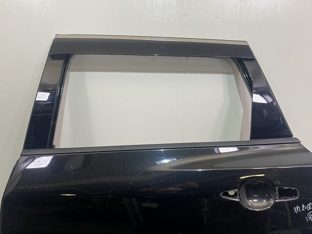エクストレイル/X-TRAIL T33/SNT33 純正 左 リア ドア バイザー付 ブラック メタリック 日産(144122)