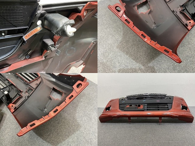 デイズ ルークス B21A 純正 後期 フロント バンパー グリルガーニッシュ付 6400H424ZZ プレミアムサンシャインオレンジ(4M) QMM(144161)