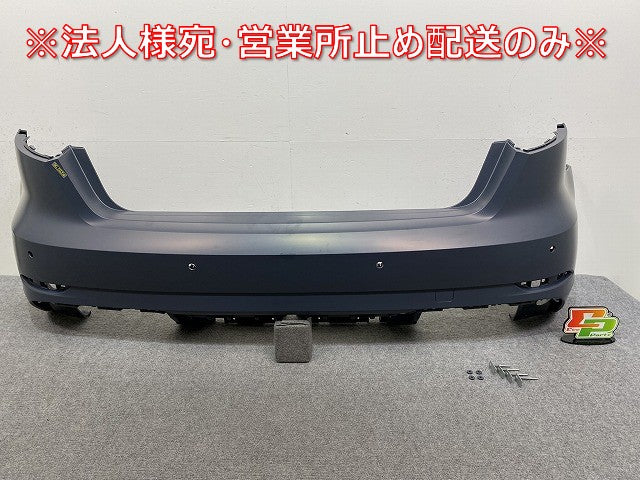 新品!A3 8V系 2017-2020/スポーツバック 純正 リア バンパー 付属品 8点有り 8V4.807.385.F 未塗装 アウディ(144203)