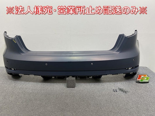 新品!A3 8V系 2017-2020/スポーツバック 純正 リア バンパー 付属品 8点有り 8V4.807.385.F 未塗装 アウディ(144203)