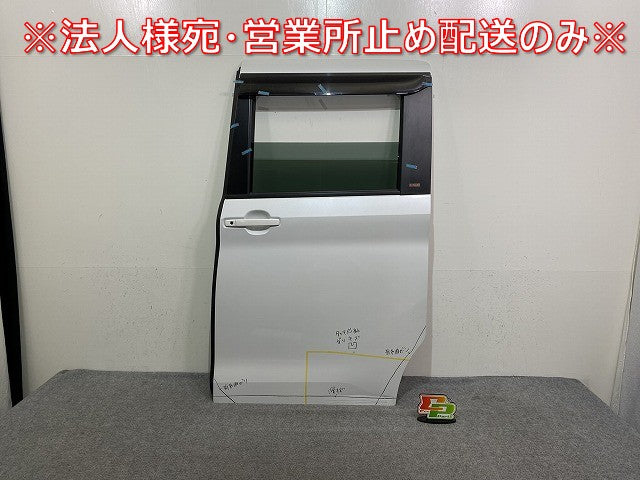 ルークス B44A/B47A 純正 左 リア スライド ドア 内張りガラスバイザー付 ホワイトパール QBB 日産(144258)