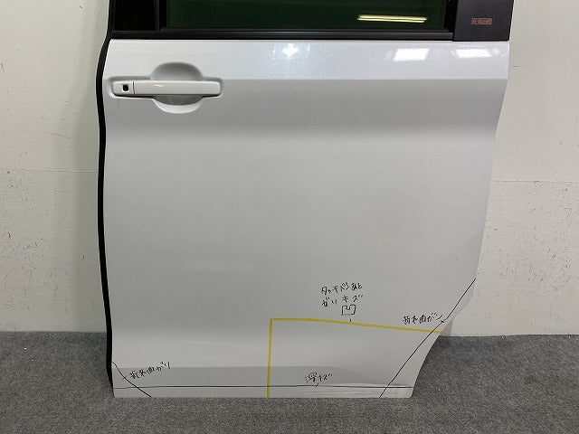ルークス B44A/B47A 純正 左 リア スライド ドア 内張りガラスバイザー付 ホワイトパール QBB 日産(144258)