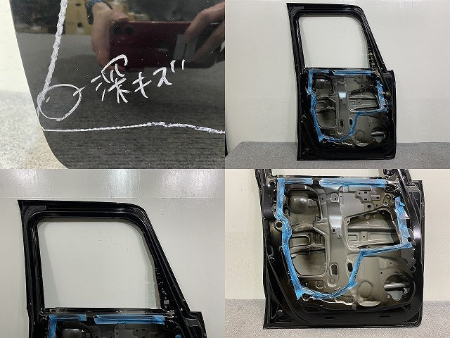N-BOX/NBOX Nボックス JF3/JF4 純正 左 フロント ドア クリスタルブラックパール NH731P ホンダ(144301)