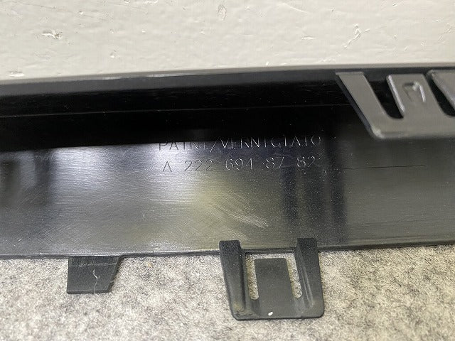新品!Sクラス W222/ショート 純正 左 リア ドア ドアモール/トリム A 222 694 87 82 ブラック メタリック メルセデスベンツ(144308)