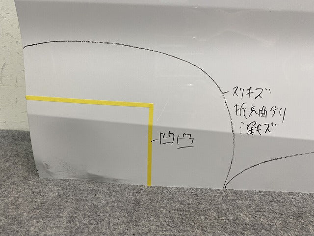 サクラ/SAKURA B6AW 純正 右 フロント ドア バイザー付 ホワイトパール QBB 日産(144336)