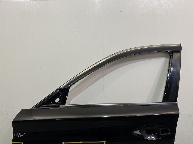 スカイライン/SKYLINE V37/YV37/HV37/HNV37/ZV37 純正 左 フロント ドア バイザー付 メテオフレークブラックパール GAG 日産(144347)