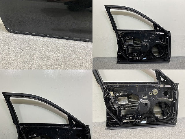 スカイライン/SKYLINE V37/YV37/HV37/HNV37/ZV37 純正 左 フロント ドア バイザー付 メテオフレークブラックパール GAG 日産(144347)