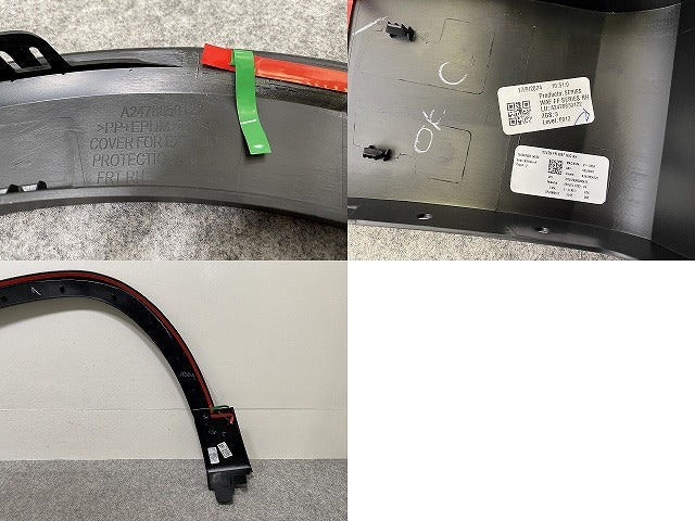 新品!GLB X247 純正 右 フロント フェンダーアーチモール/オーバーフェンダー A2478850122 A 2478850122 素地 メルセデスベンツ(144353)