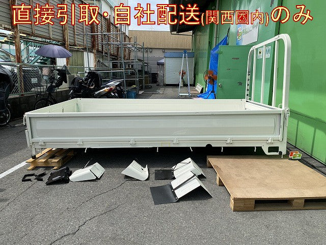 新車取り外し!ダイナ/トヨエース/デュトロ 平成23年7月? 標準車 1.5t 純正 リア 荷台/ボディ 関西自社配送 ホワイト トヨタ(144364)