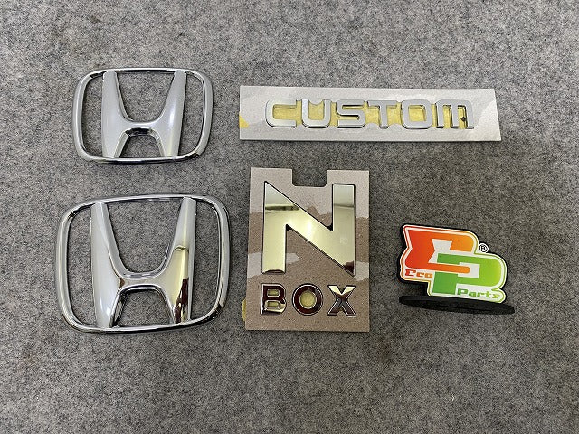 新車取り外し!N-BOX/NBOX Nボックス カスタム/JF5/JF6 純正  エンブレム/オーナメント 75700-TA0-A000 メッキ ホンダ(144383)