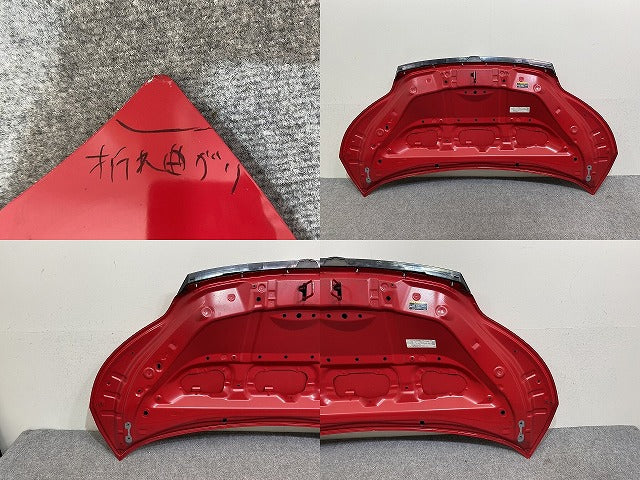 スペイド 140系/NSP140/NCP141/NCP145/NSP141 純正 ボンネット/エンジンフード スーパーレッドⅤ 3P0 トヨタ(144404)