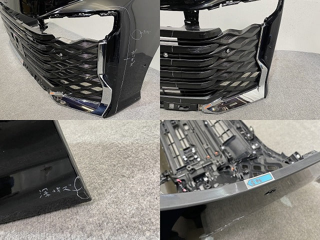 ヴォクシー VOXY 90系/ZWR90W/ZWR95W/MZRA90W/MZRA95W 純正 フロント バンパー グリル付 52119-V1010/20 ブラック パール トヨタ(144415)