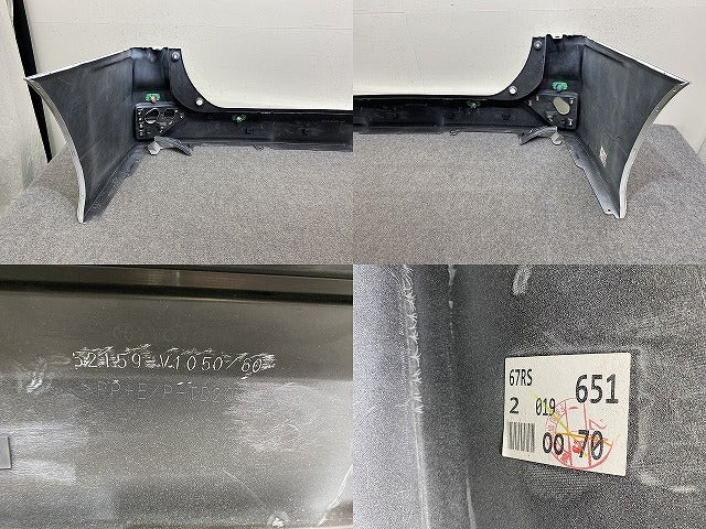 ヴォクシー/ノア 90系/ZWR90W/ZWR95W/MZRA90W/MZRA95W 純正 リア バンパー 52159-V1050/60 ホワイトパールクリスタルシャイン 070(144421)