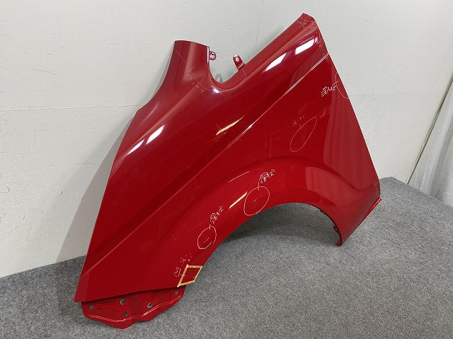 スペイド 140系/NSP140/NCP141/NCP145/NSP141 純正 左 フロントフェンダー スーパーレッドⅤ 3P0 トヨタ(144446)